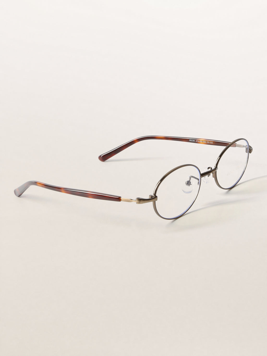 Oval Metal Bookish Minimalist Optical Frames