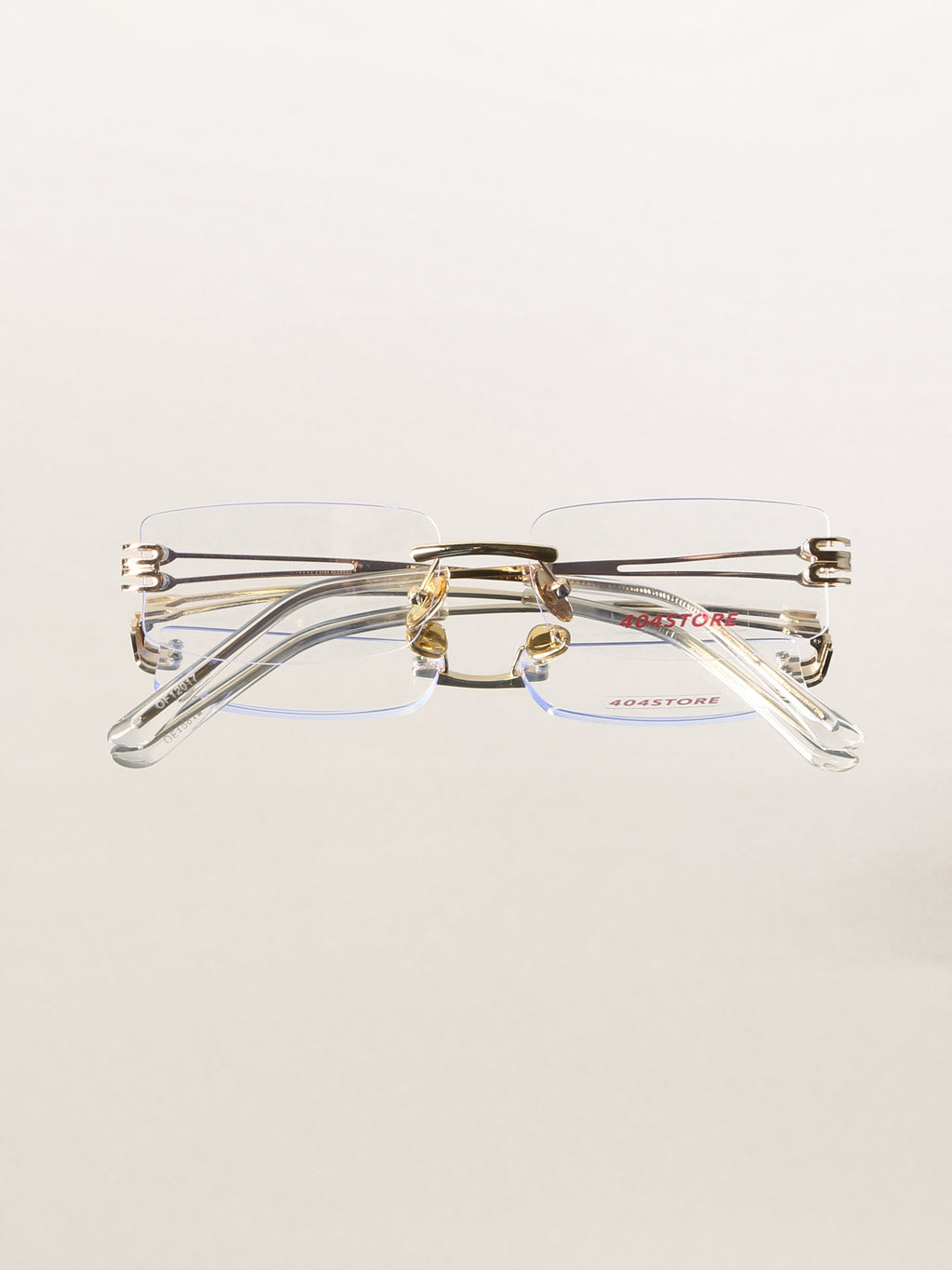 Rimless Y2K Preppy Rectangle Optical Frames