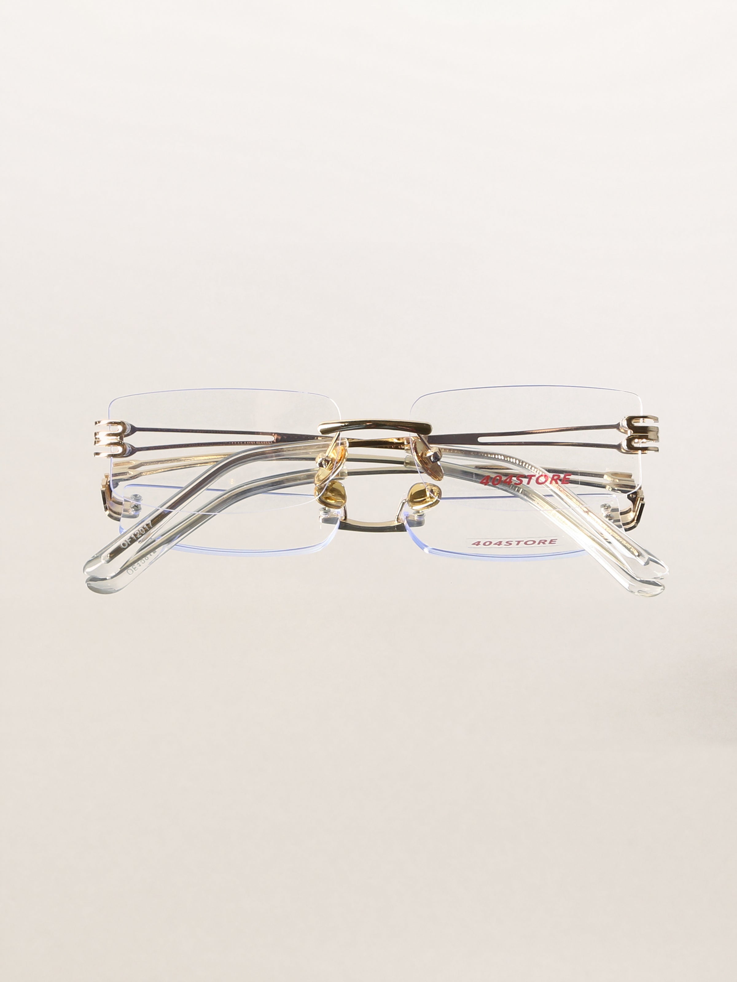 Rimless Y2K Preppy Rectangle Optical Frames
