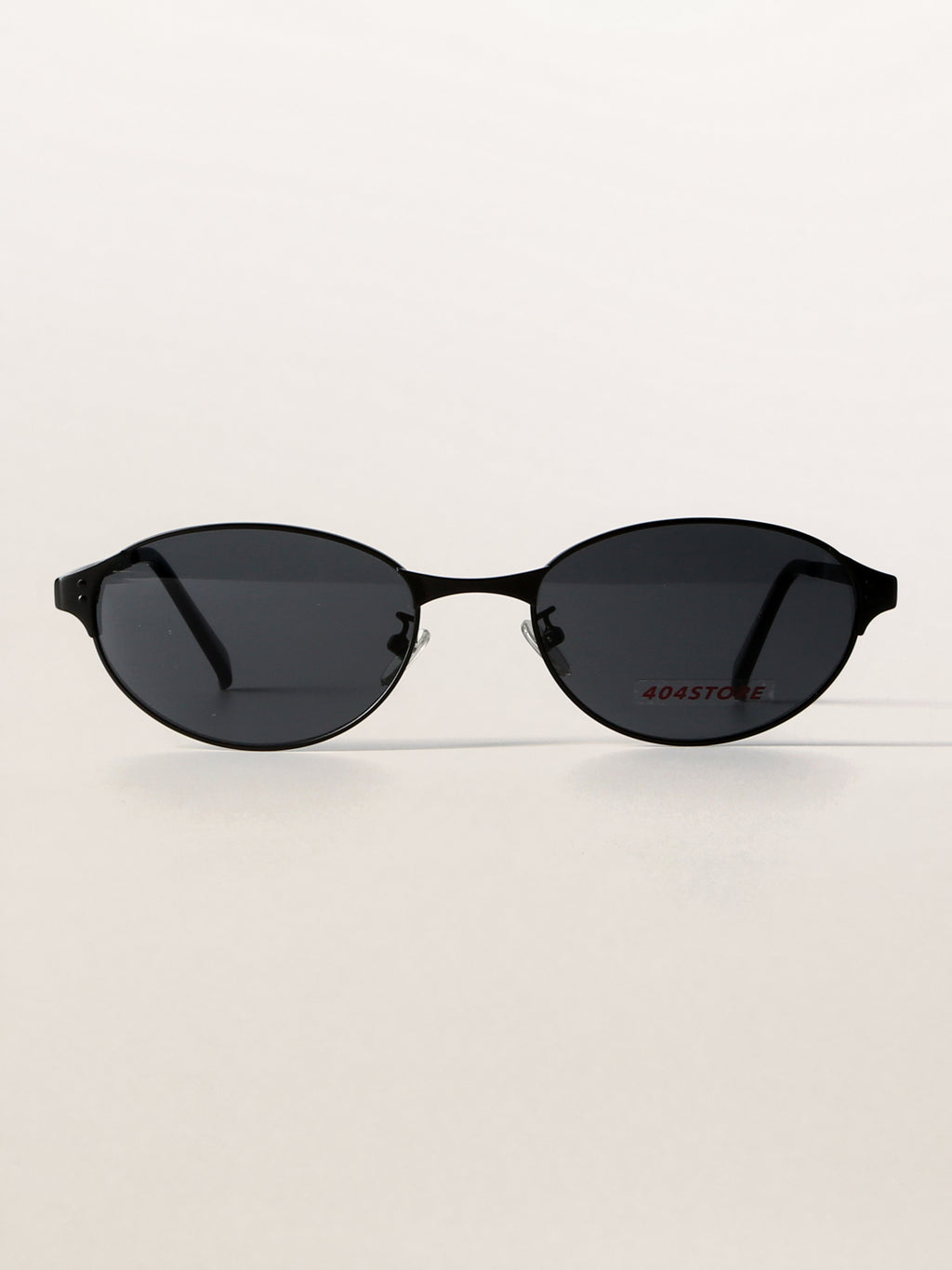Retro Grunge Oval Metal Sunglasses