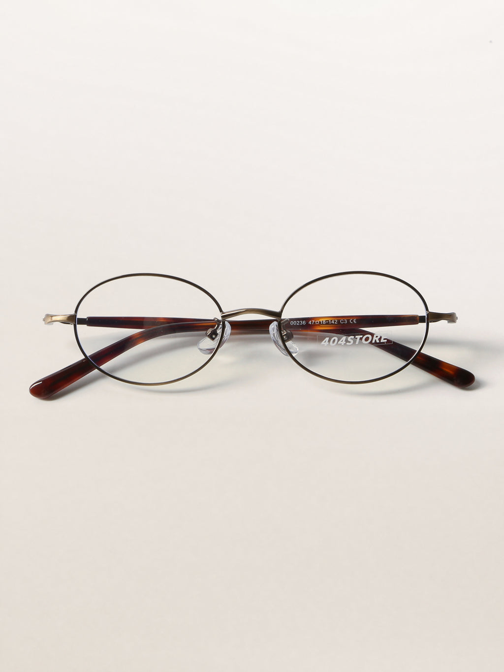Oval Metal Bookish Minimalist Optical Frames