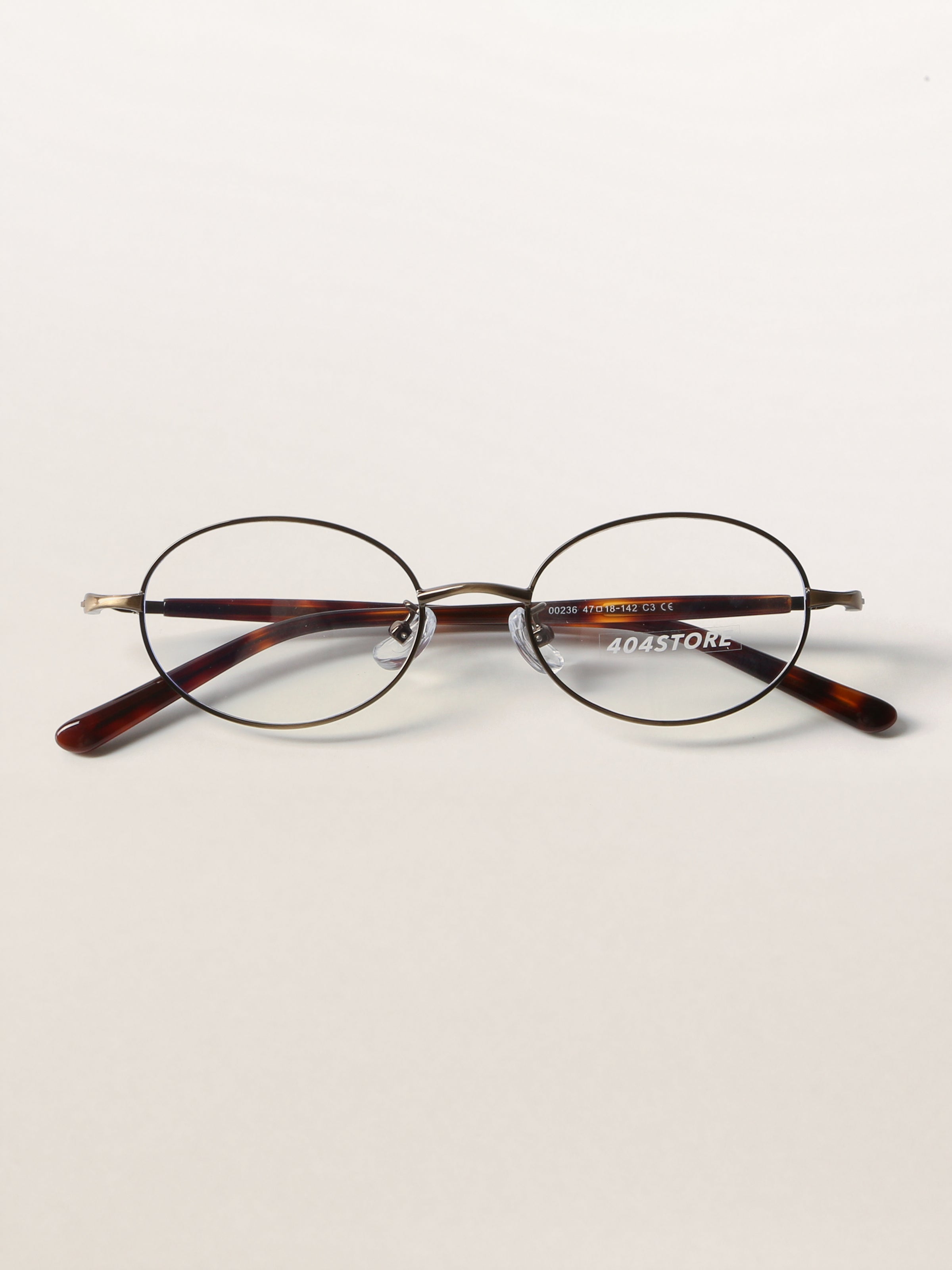 Oval Metal Bookish Minimalist Optical Frames