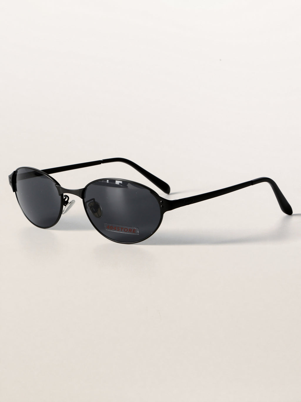 Retro Grunge Oval Metal Sunglasses