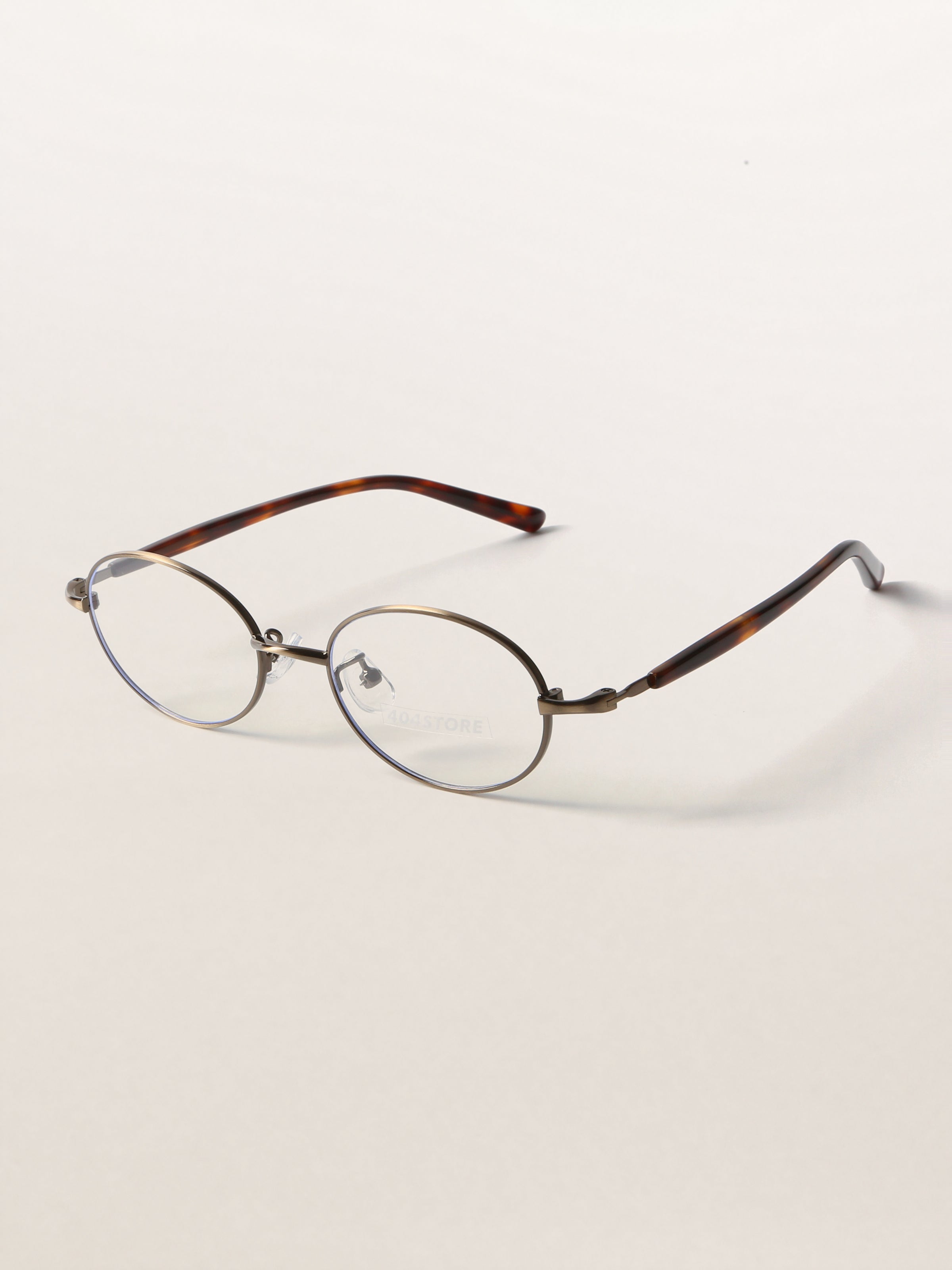 Oval Metal Bookish Minimalist Optical Frames