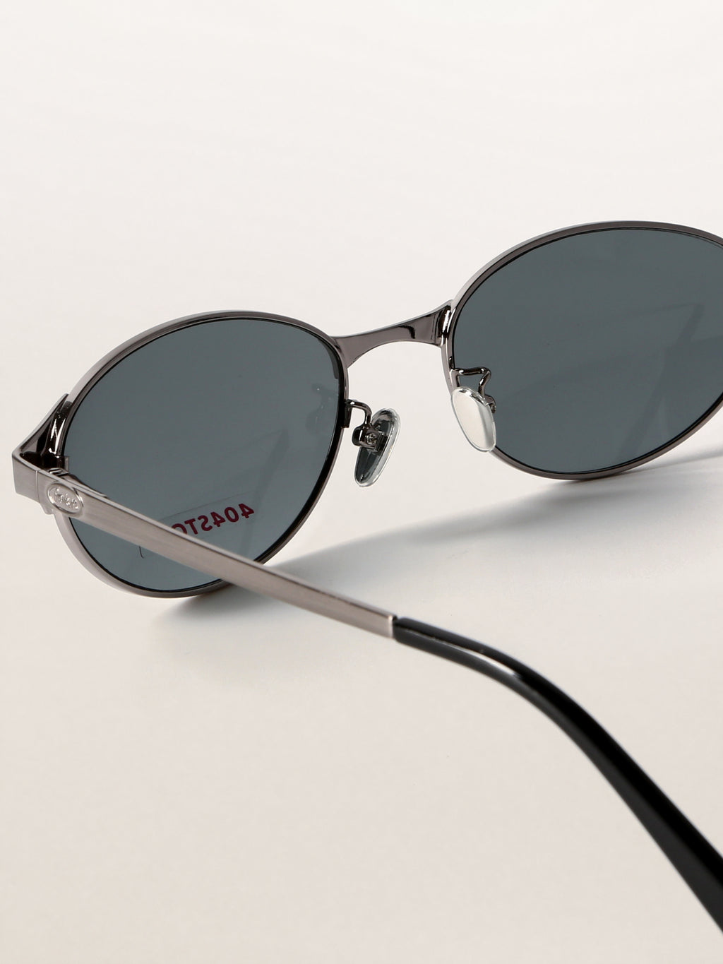 Retro Grunge Oval Metal Sunglasses