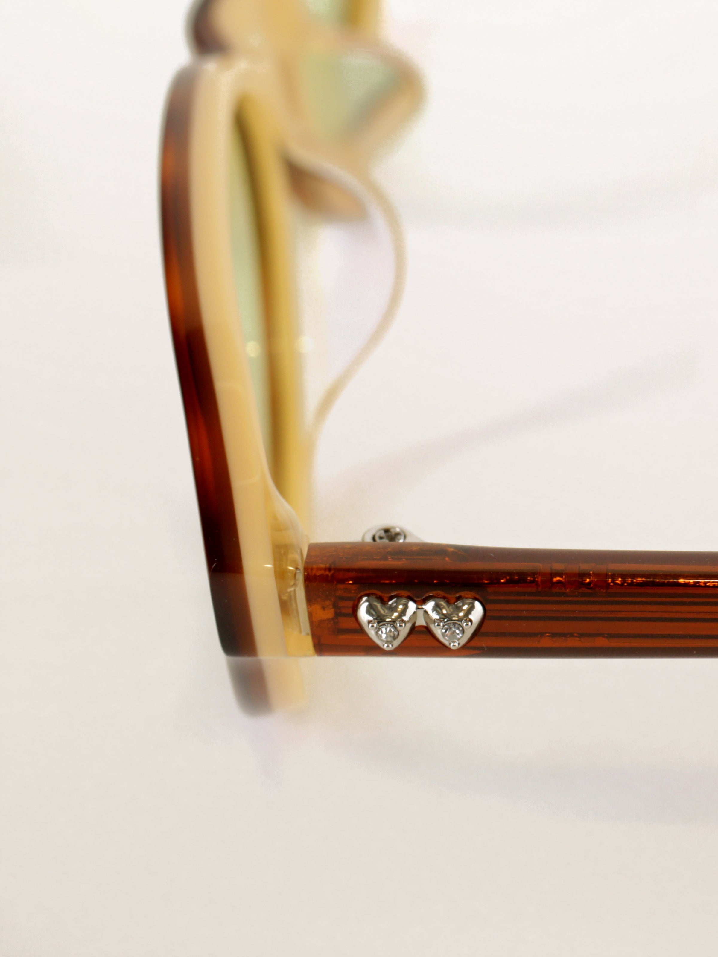 Y2K Preppy Academia Oval Acetate Sunglasses
