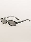 Rectangle Retro Daily Commute Polarized Sunglasses
