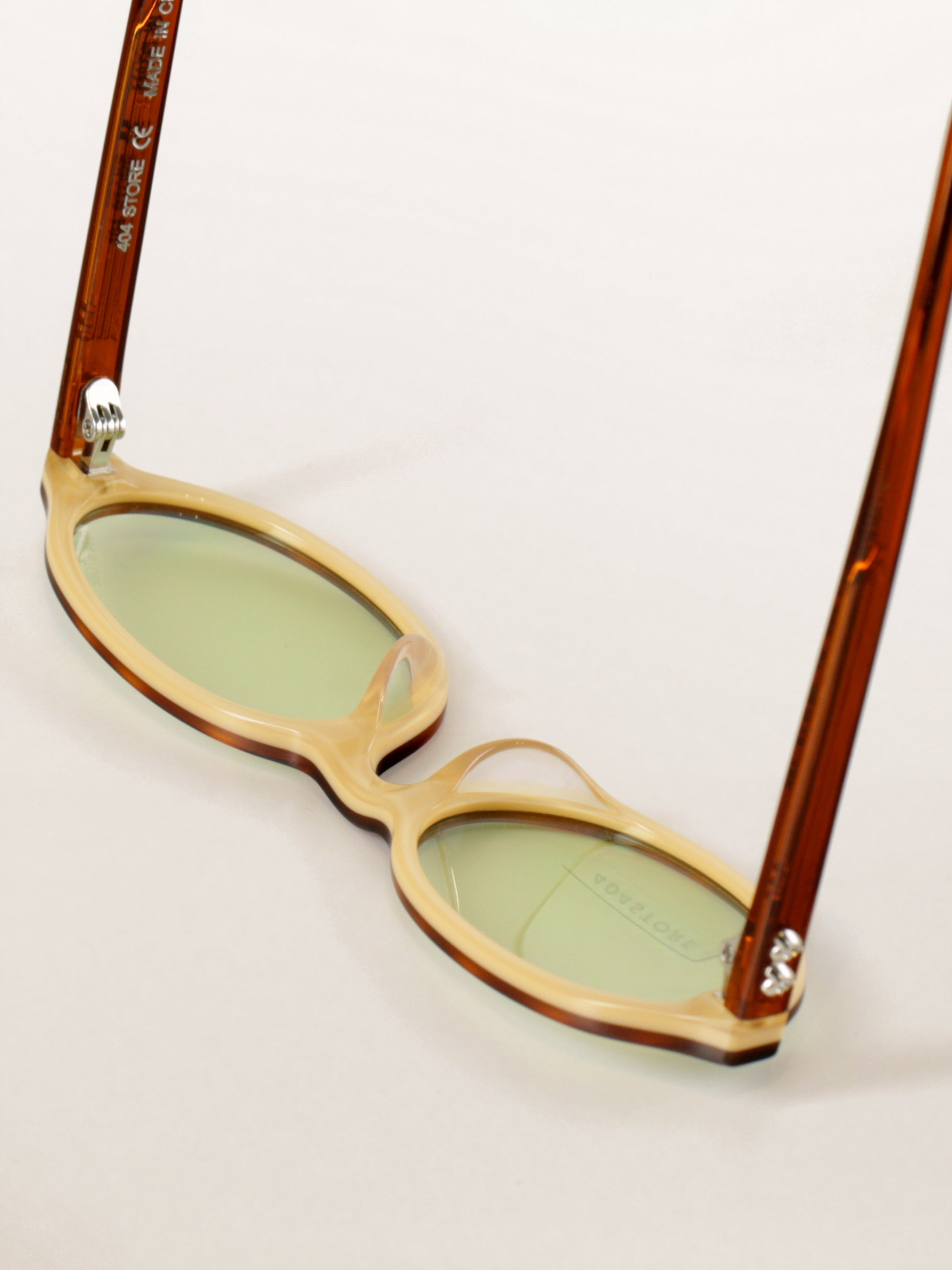 Y2K Preppy Academia Oval Acetate Sunglasses
