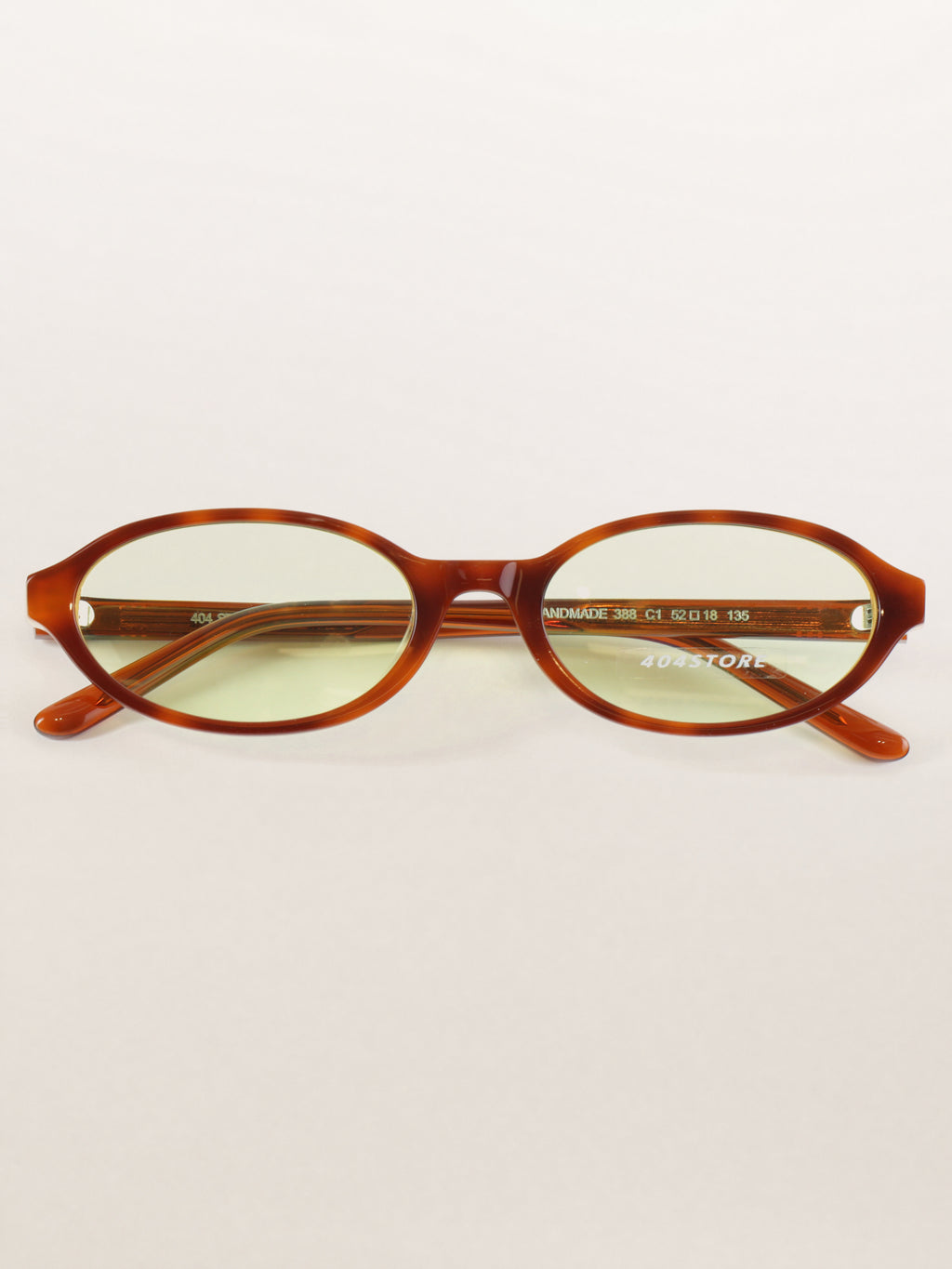 Y2K Preppy Academia Oval Acetate Sunglasses