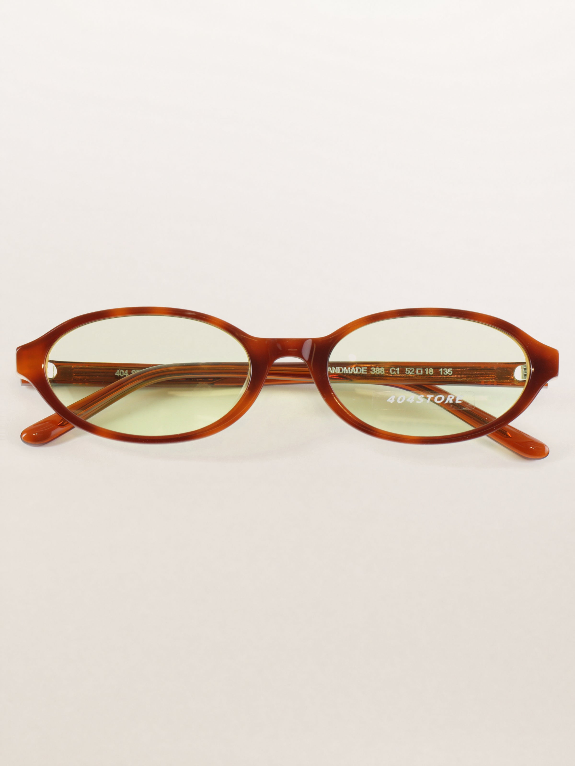 Y2K Preppy Academia Oval Acetate Sunglasses