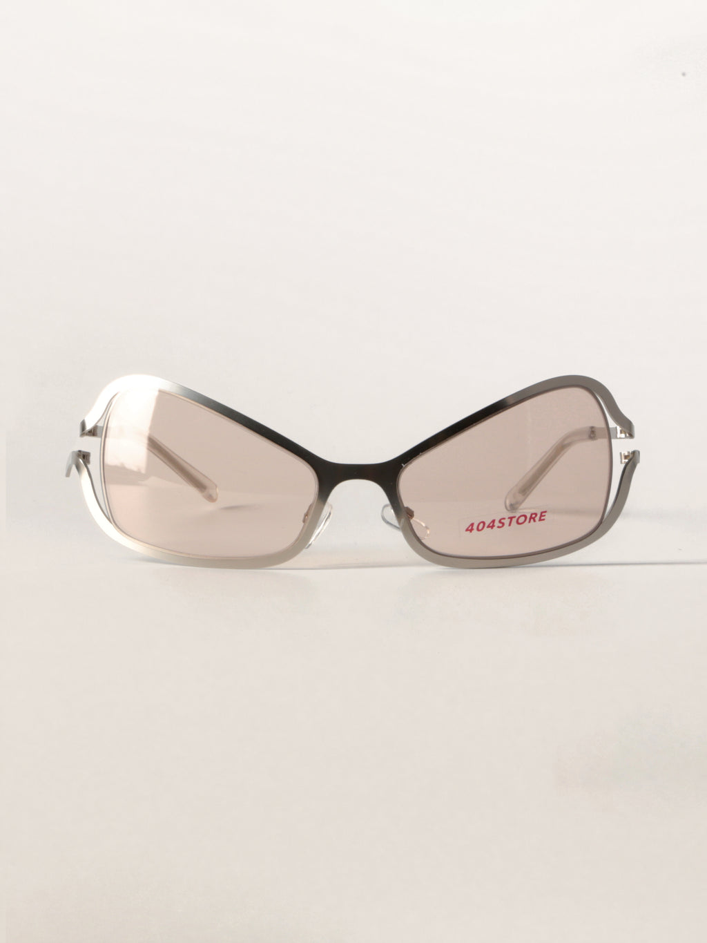 Alien-Core Wraparound Metal Sunglasses