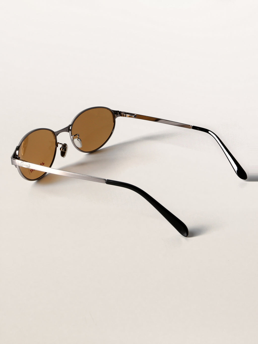Retro Grunge Oval Metal Sunglasses