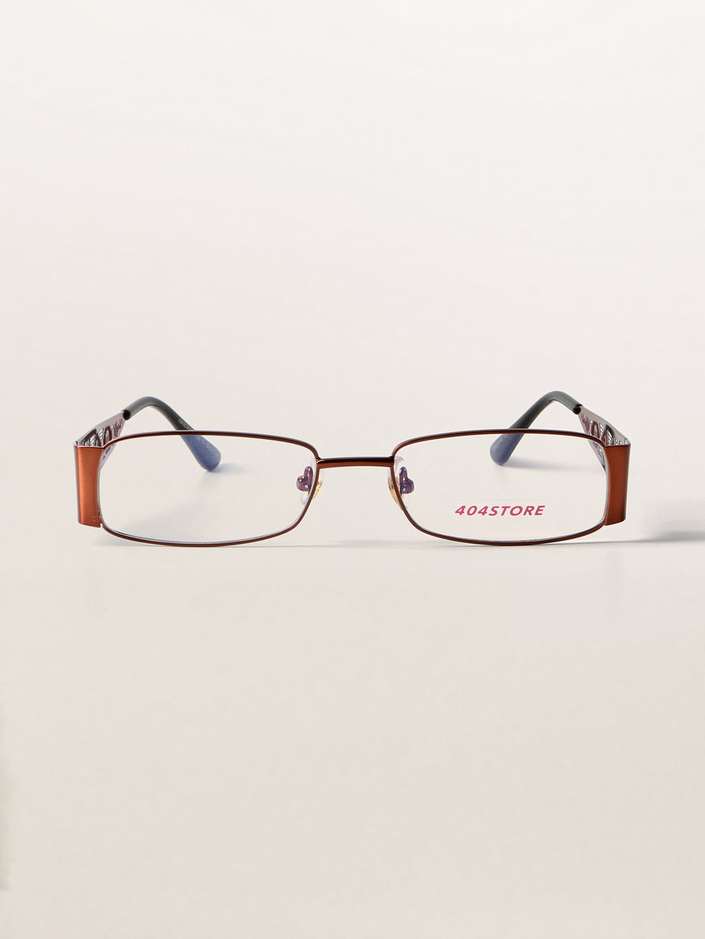 90s Retro Etched Temple Rectangle Optical Frames
