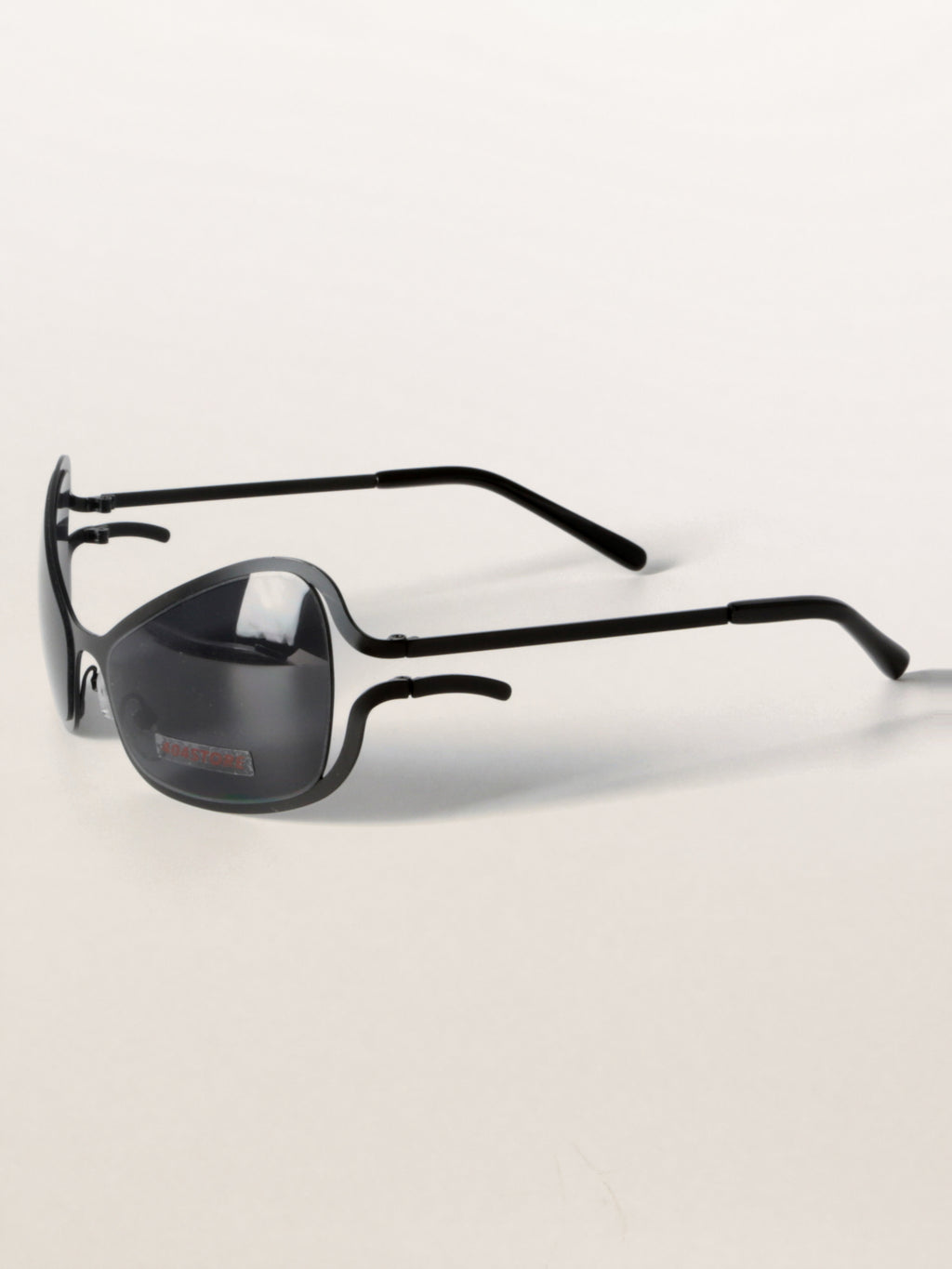 Alien-Core Wraparound Metal Sunglasses