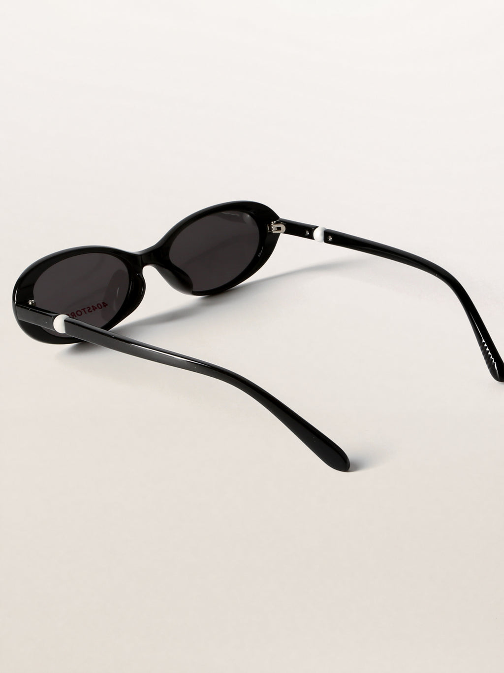 Retro Pearl Oval Coquette Polarized Sunglasses