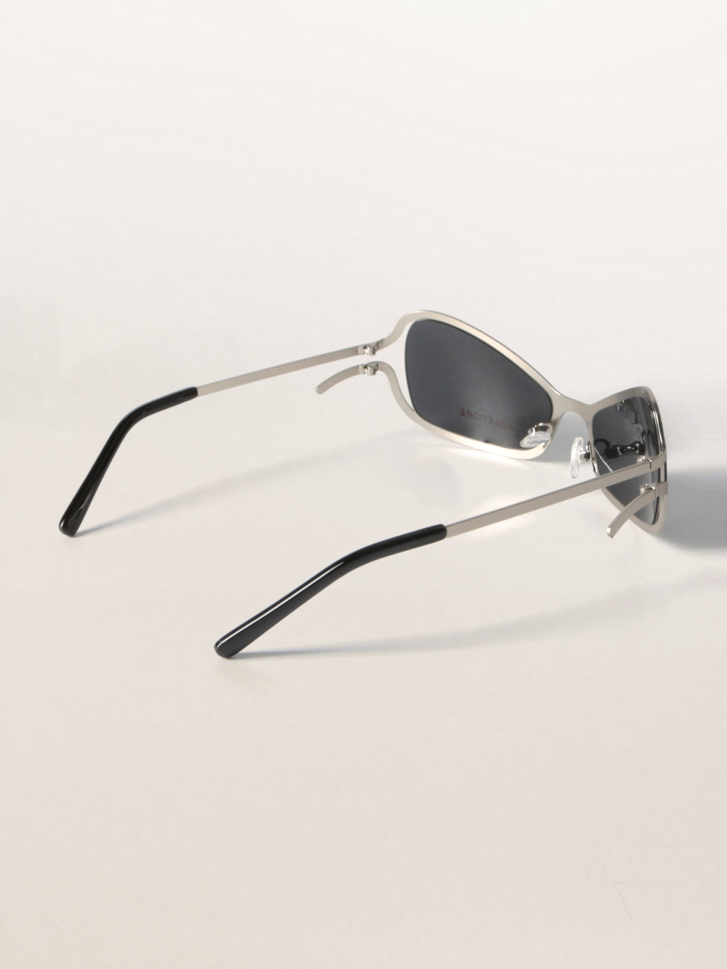 Alien-Core Wraparound Metal Sunglasses