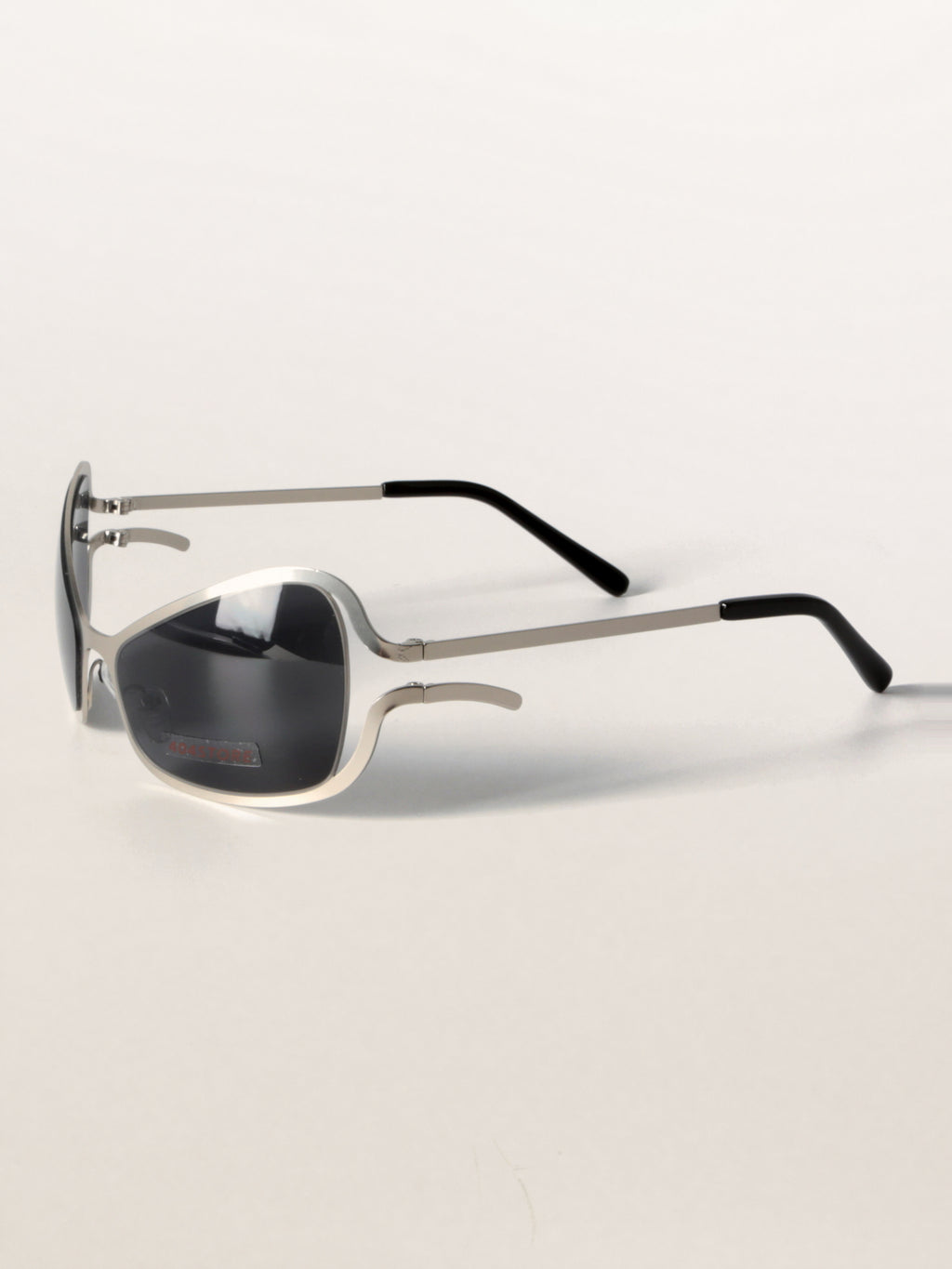 Alien-Core Wraparound Metal Sunglasses