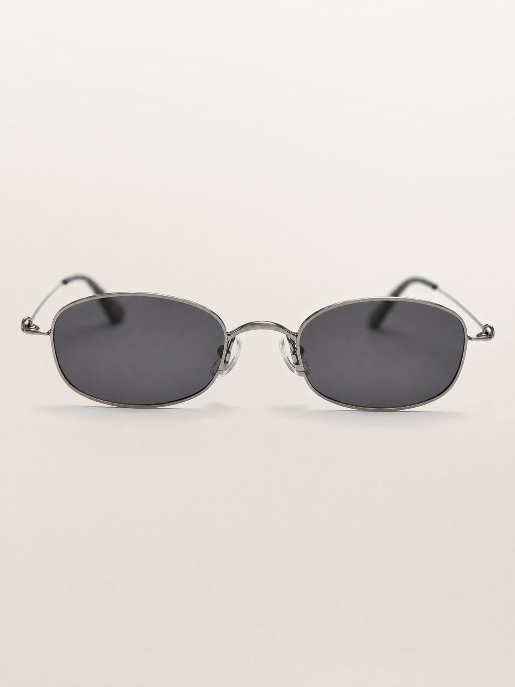 Retro Vintage Oval Rectangle Classic Metal Sunglasses