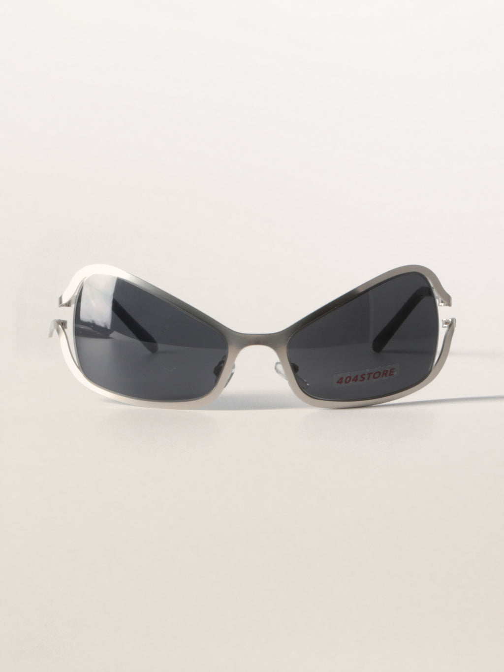 Alien-Core Wraparound Metal Sunglasses