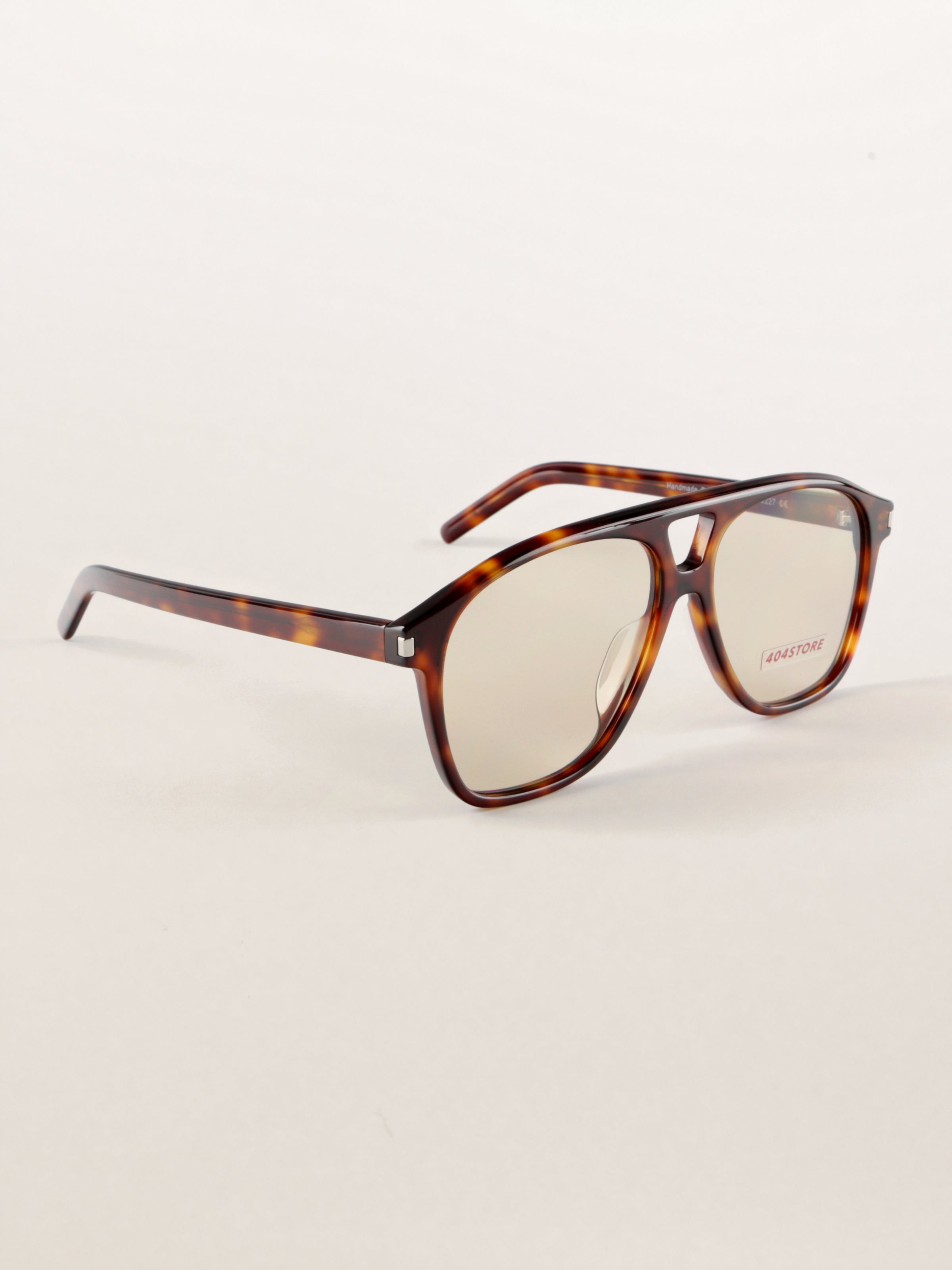 Vintage Style Oversized Aviator Acetate Sunglasses