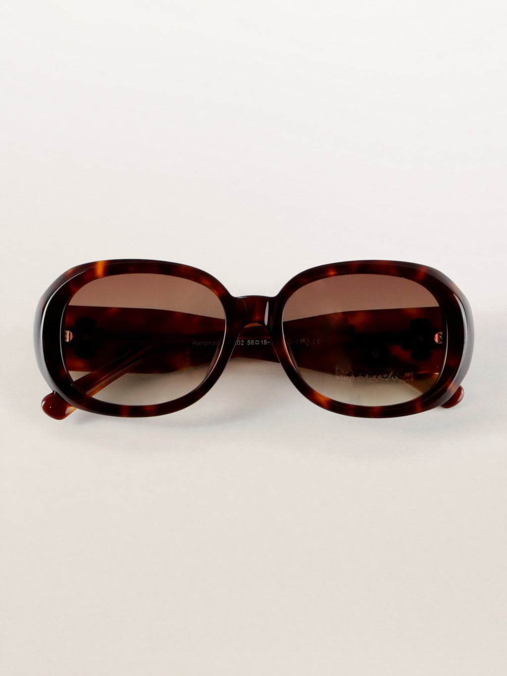 Vintage Floral Oversized Acetate Sunglasses