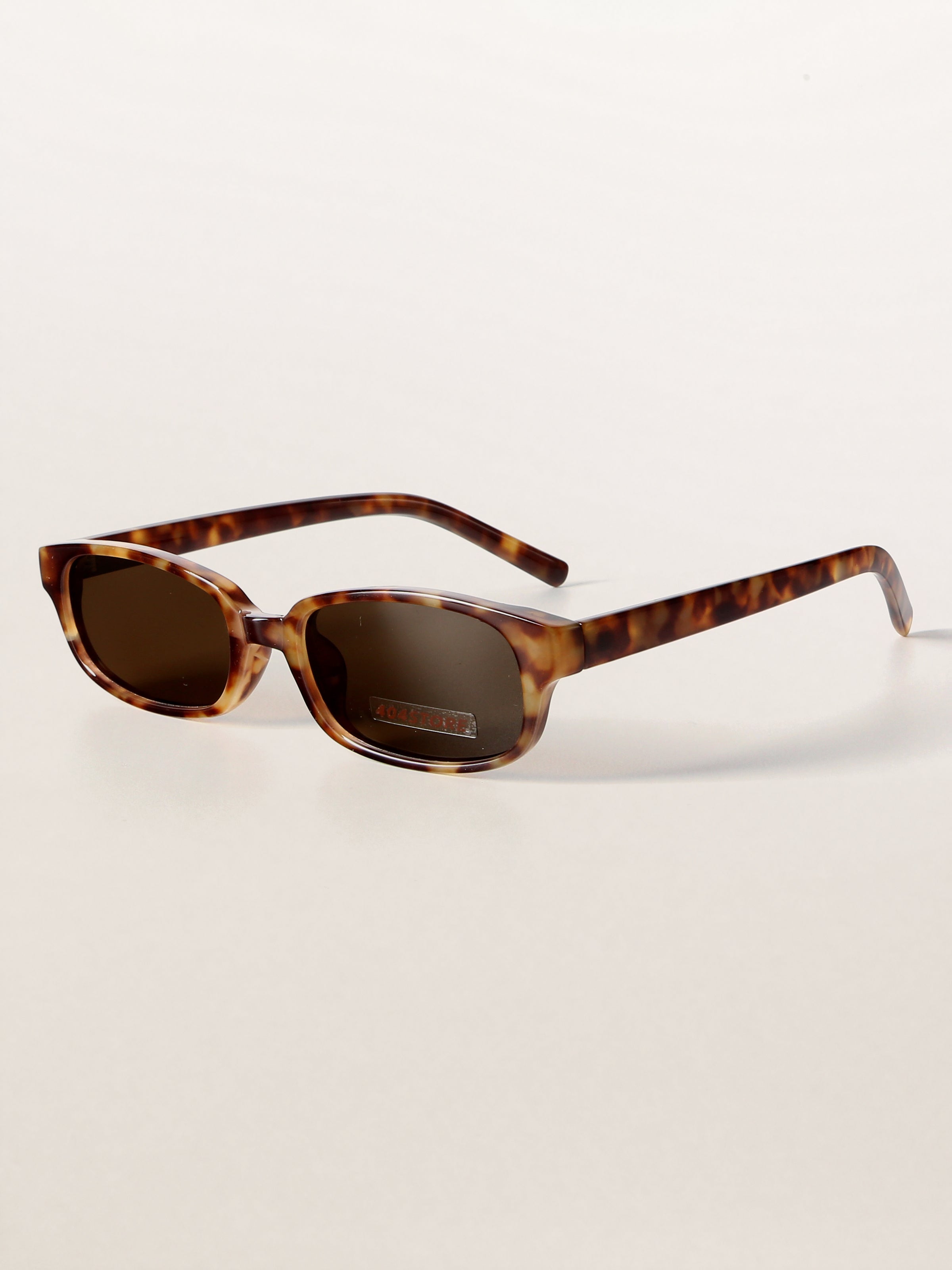 Retro Light Weight Rectangle Vintage Polarized Sunglasses