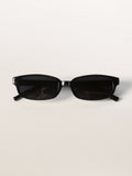 Retro Light Weight Rectangle Vintage Polarized Sunglasses