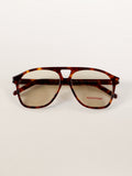 Vintage Style Oversized Aviator Acetate Sunglasses