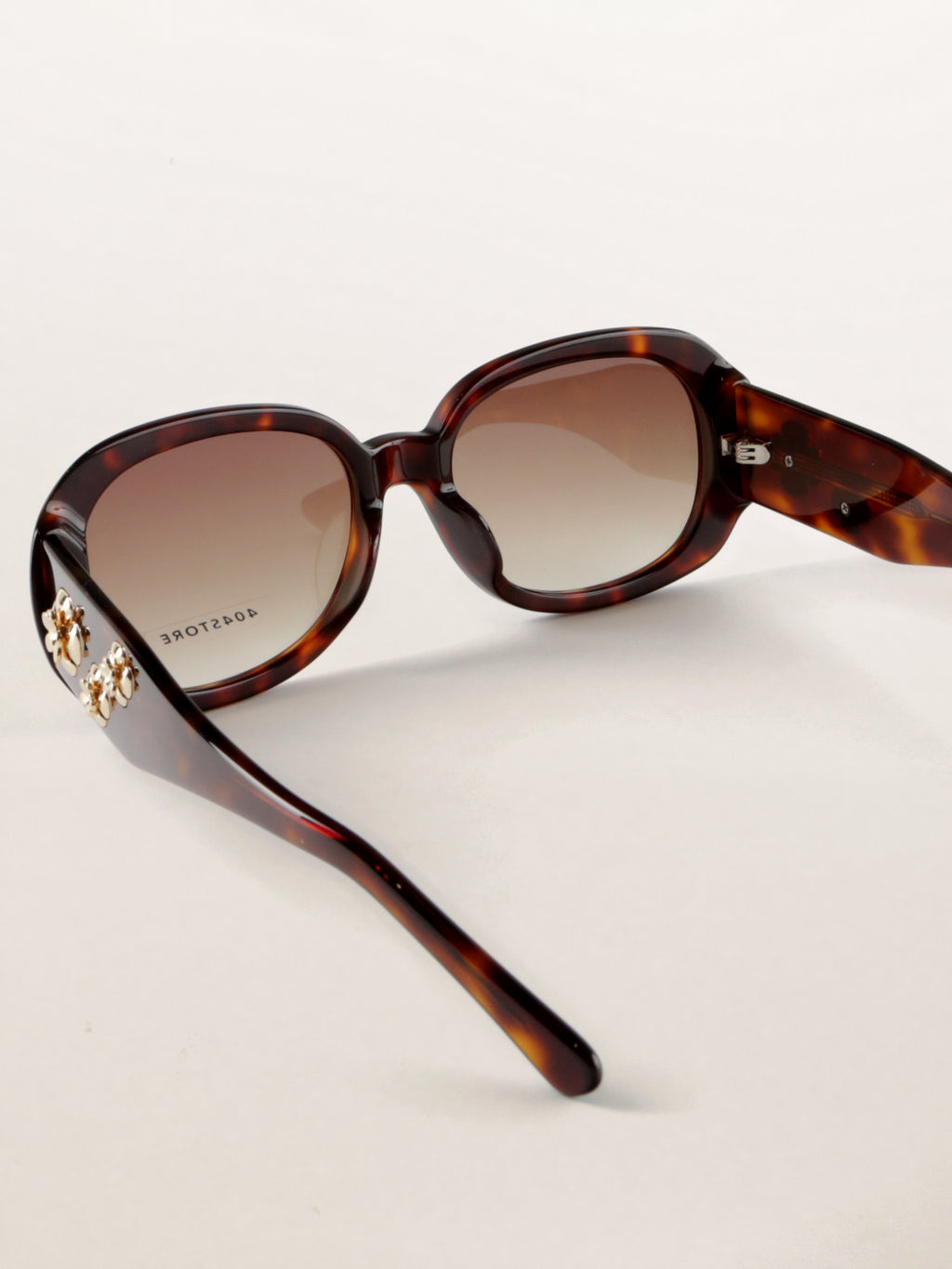 Vintage Floral Oversized Acetate Sunglasses