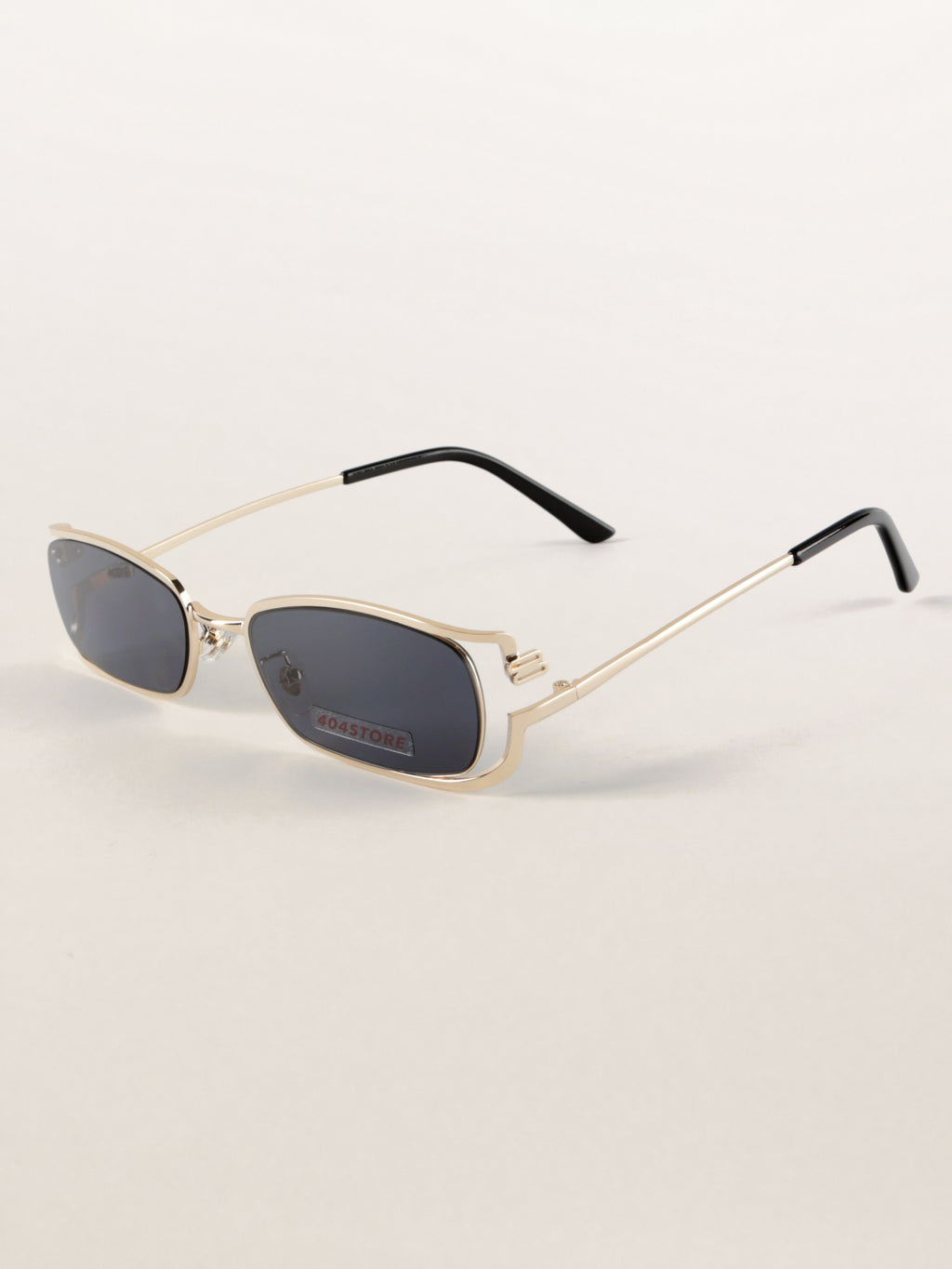 Rectangle Metal Architectural Sunglasses