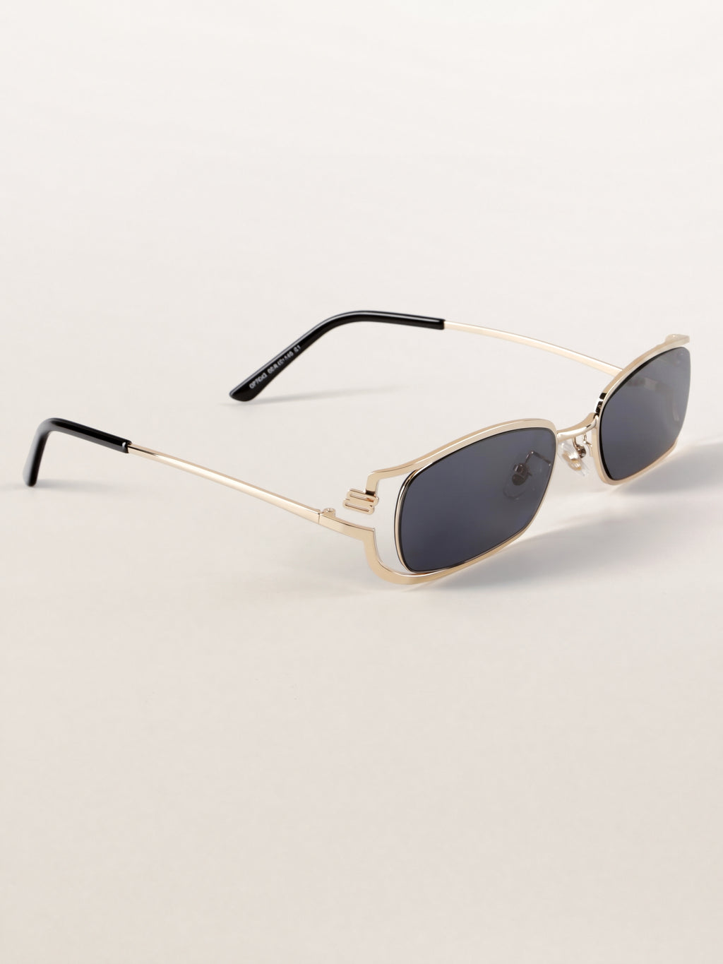 Rectangle Metal Architectural Sunglasses