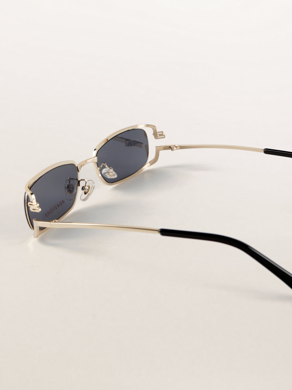 Rectangle Metal Architectural Sunglasses