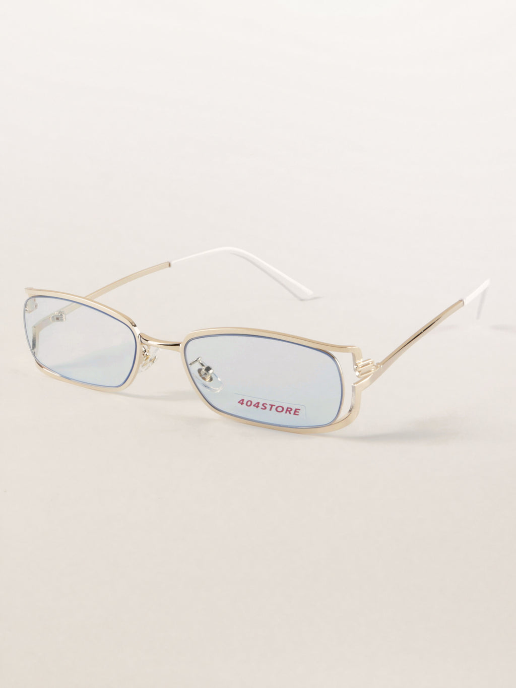 Rectangle Metal Architectural Sunglasses