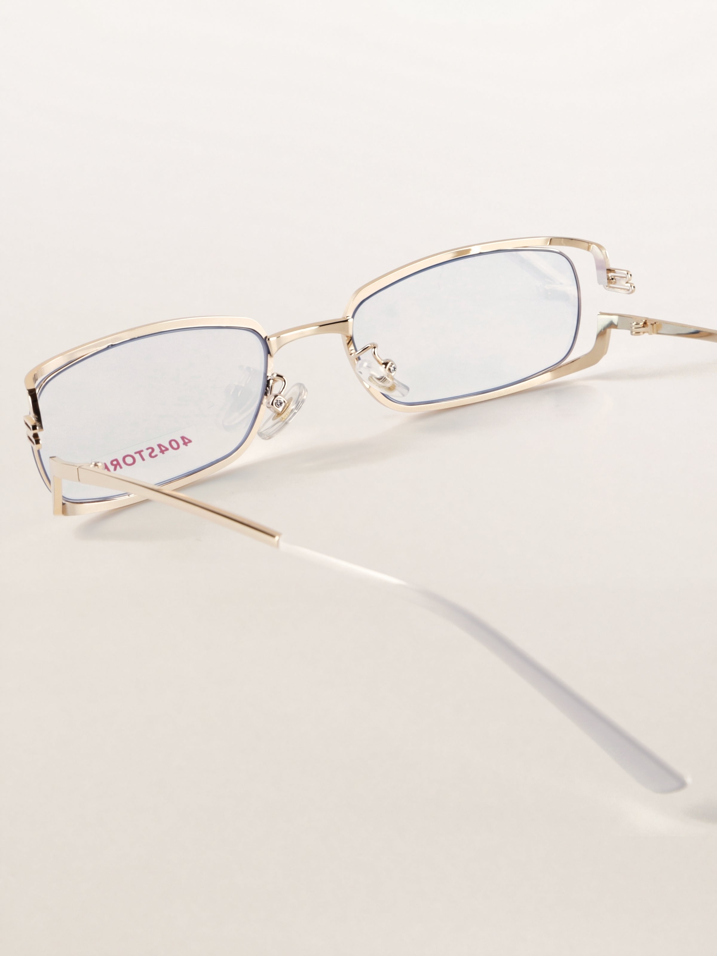 Rectangle Metal Architectural Sunglasses