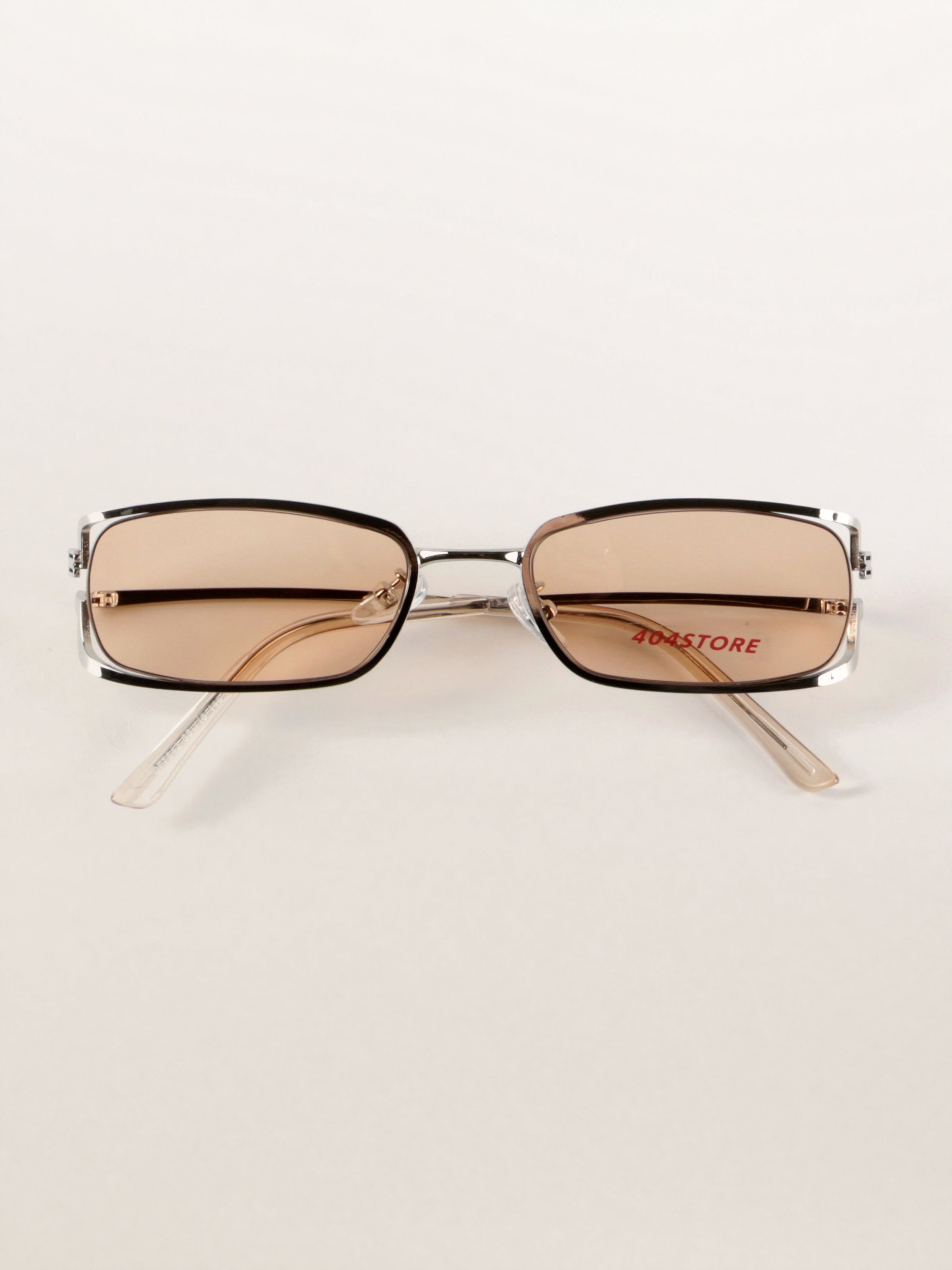 Rectangle Metal Architectural Sunglasses