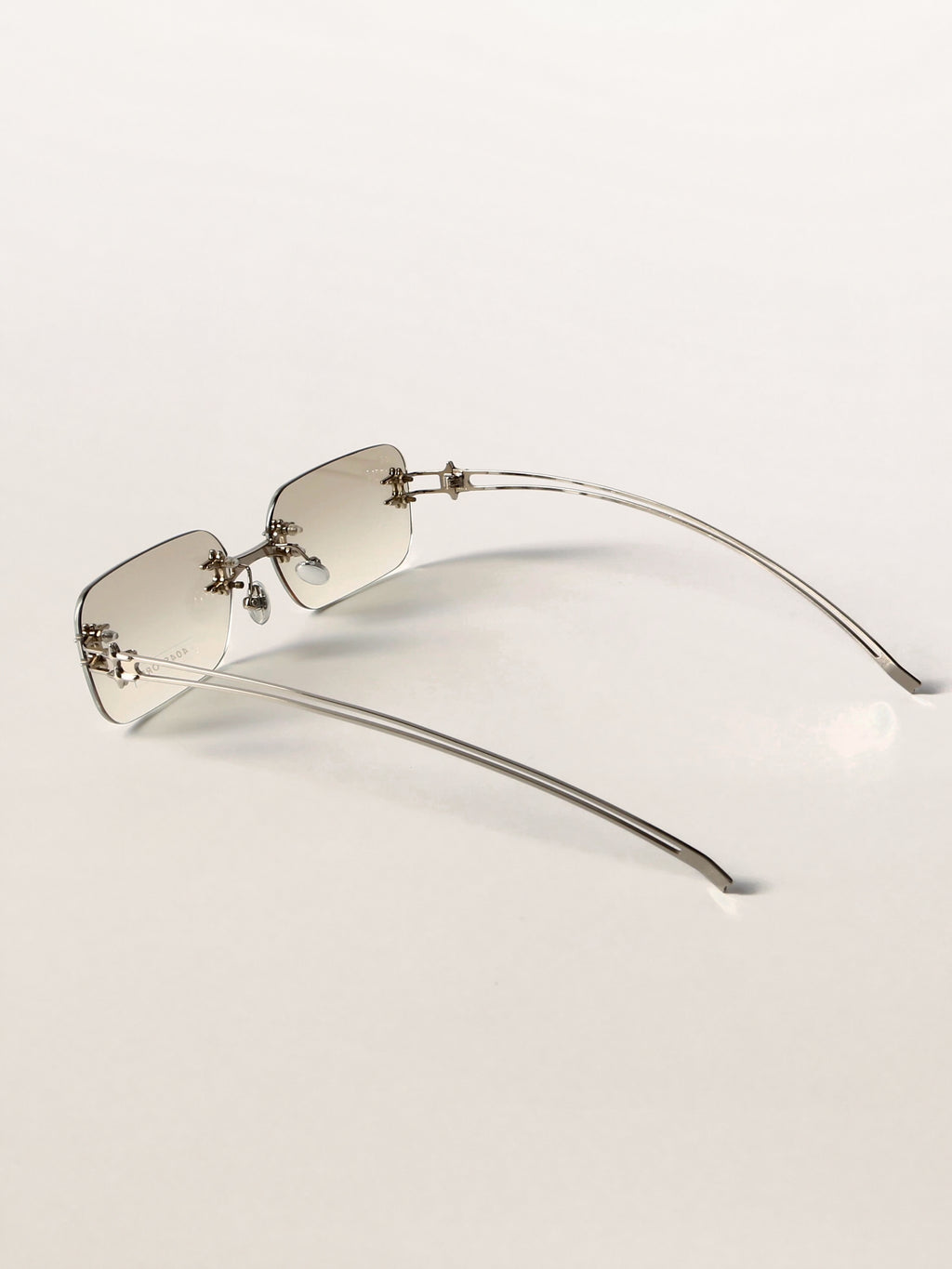 Rectangle Square Metal Futuristic Sunglasses