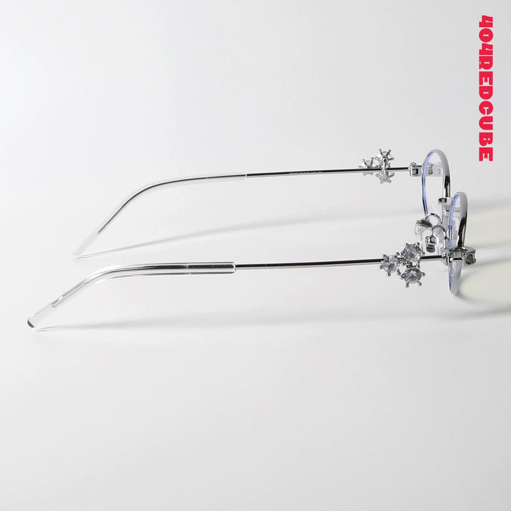 Baroque Oval Metal Coquette Optical Frames