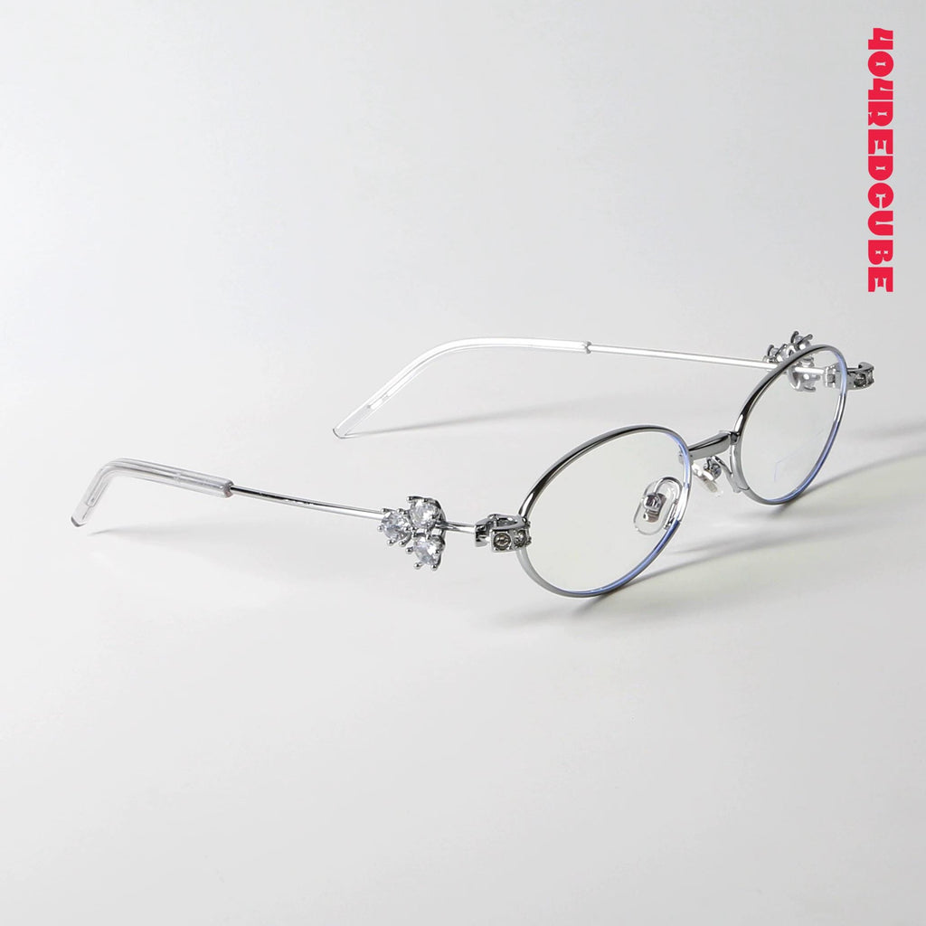 Baroque Oval Metal Coquette Optical Frames