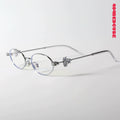 Baroque Oval Metal Coquette Optical Frames