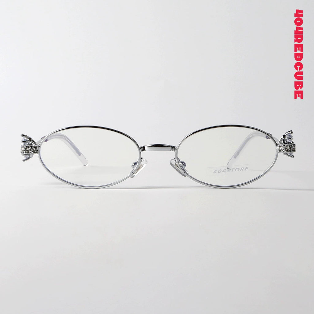 Baroque Oval Metal Coquette Optical Frames