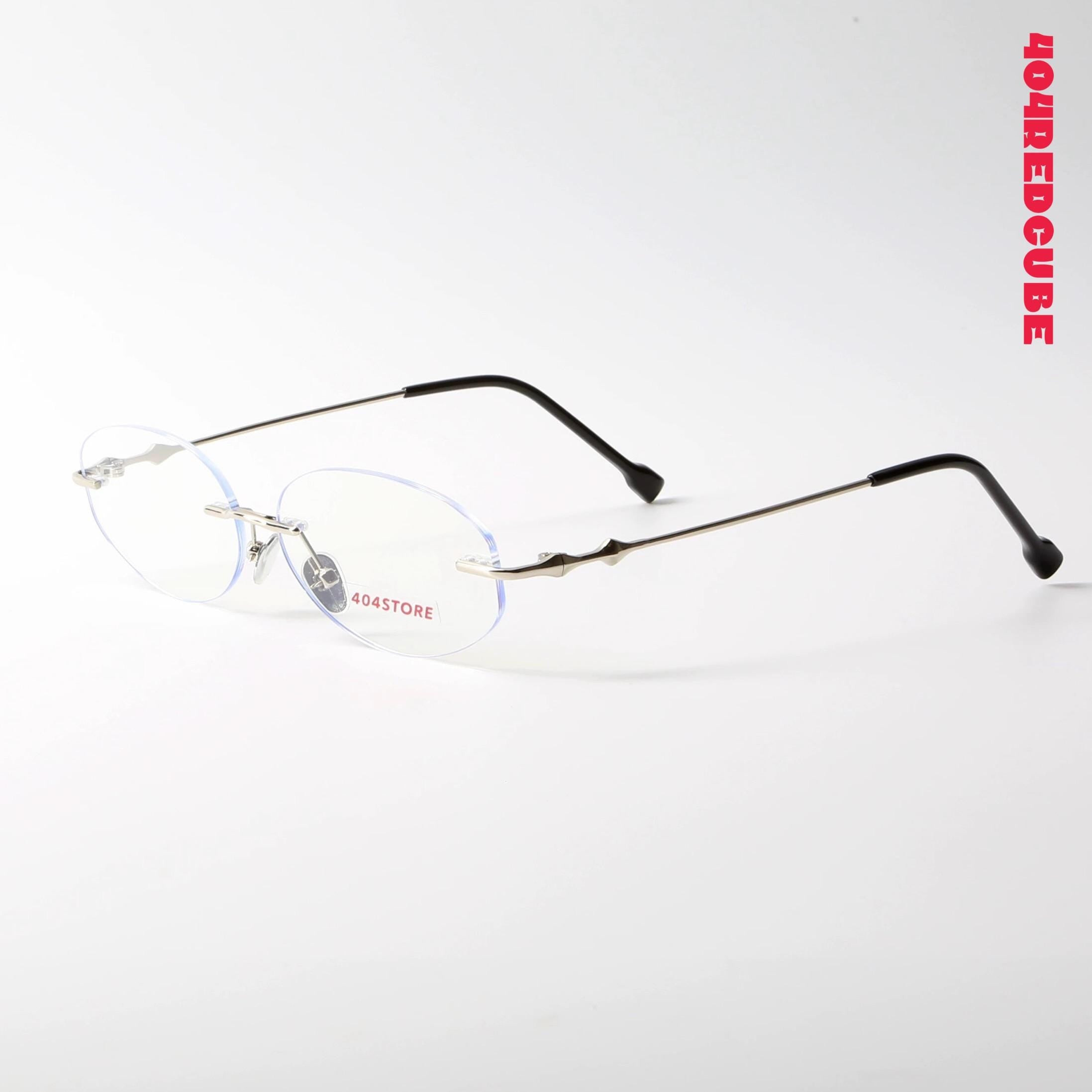Rimless Metal Bookish Optical Frames