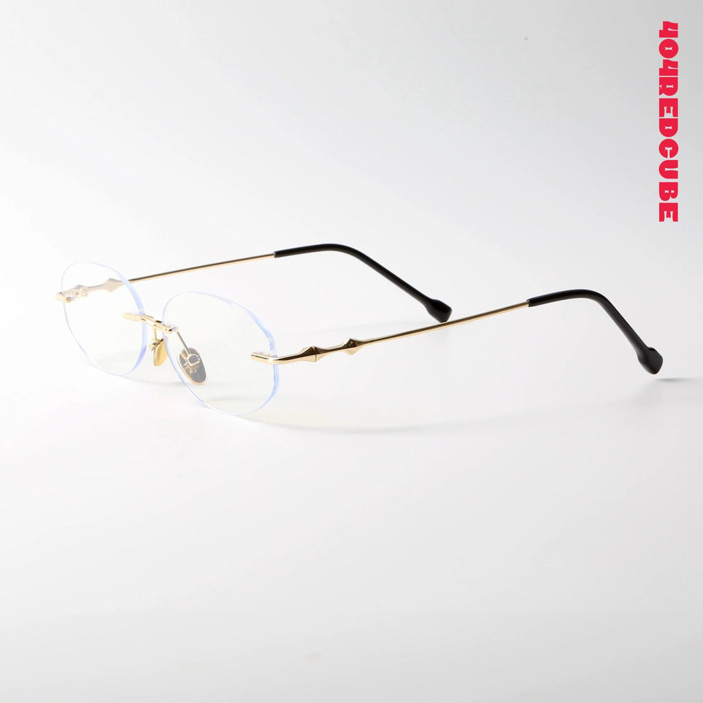 Rimless Metal Bookish Optical Frames
