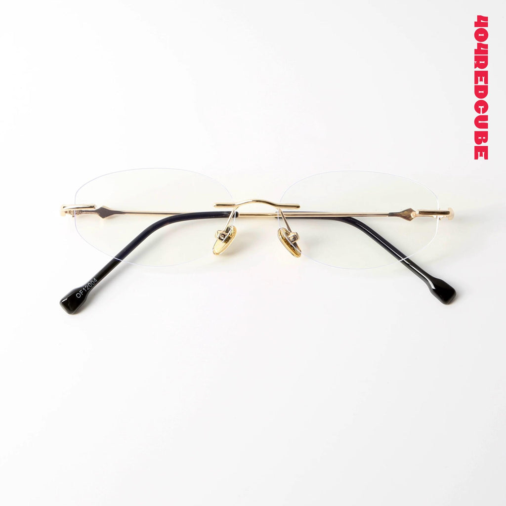 Rimless Metal Bookish Optical Frames