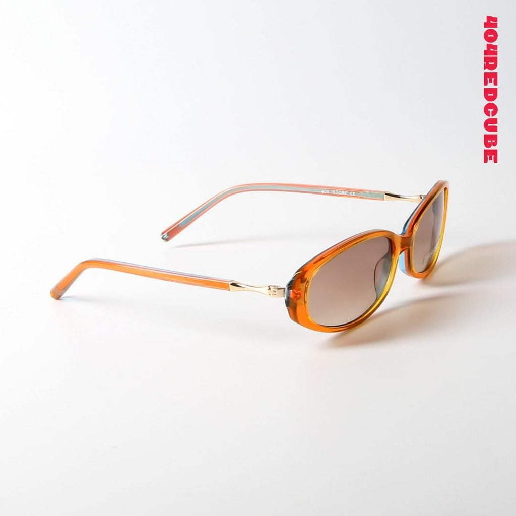 Cat-Eye Oval Acetate Minimalist Sunglasses
