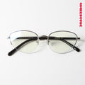 Half-Rim Cat-Eye Metal Optical Frames