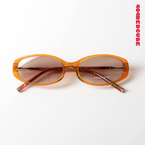 Cat-Eye Oval Acetate Minimalist Sunglasses