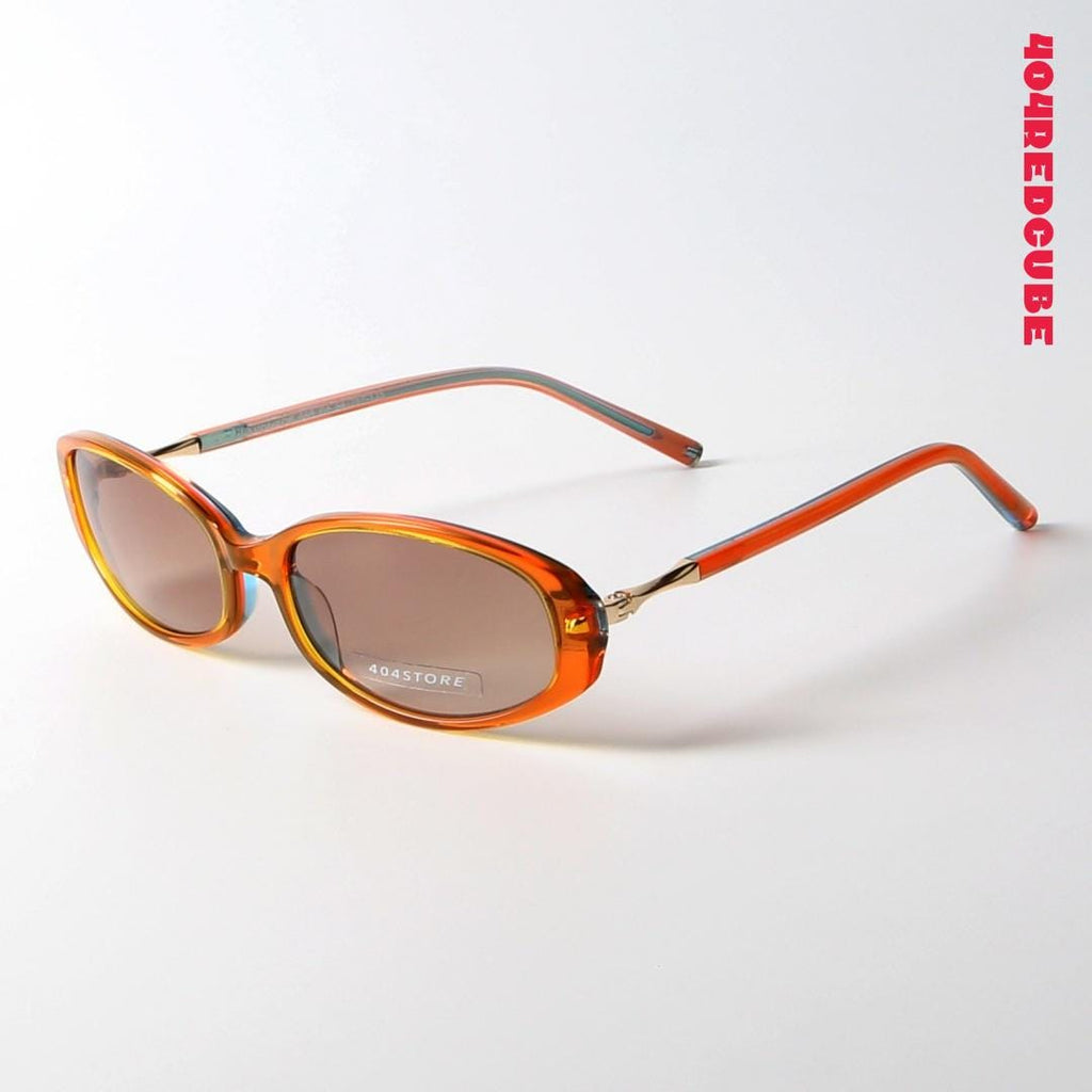 Cat-Eye Oval Acetate Minimalist Sunglasses