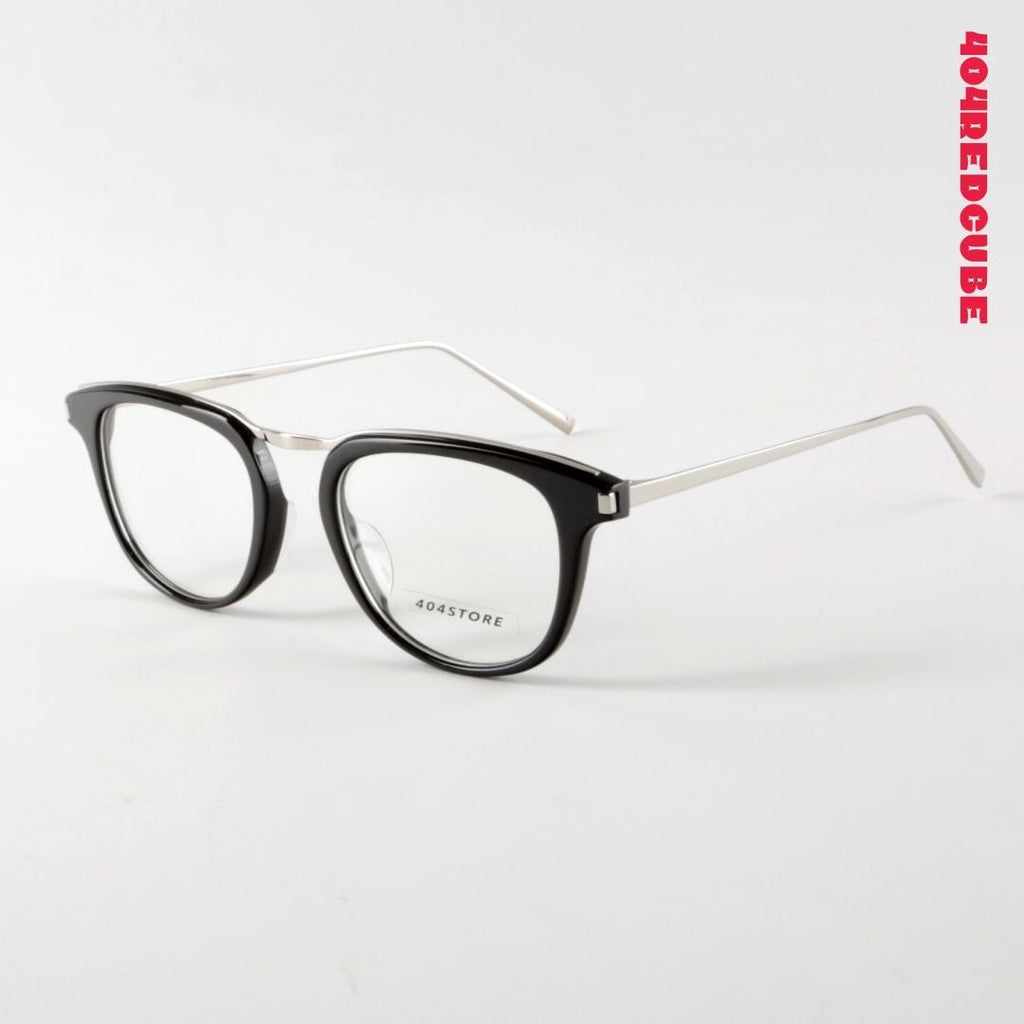 Acetate Metal Square Boston Optical Frames