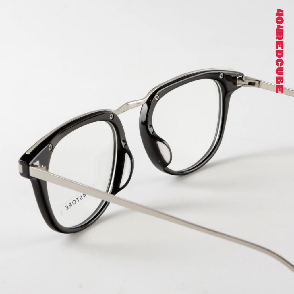 Acetate Metal Square Boston Optical Frames