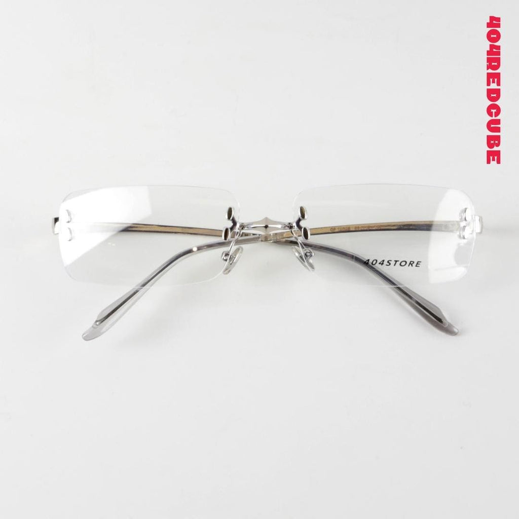 Rimless Rectangle Metal Office Siren Lightweight Optical Frames